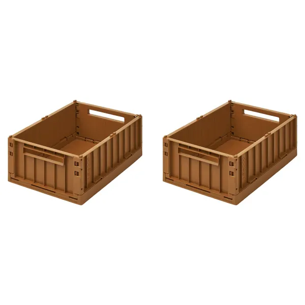 Paniers & Boîtes^Liewood Set De 2 Caisses Weston M - Golden Caramel