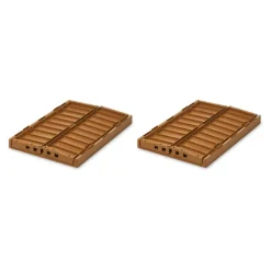 Paniers & Boîtes^Liewood Set De 2 Caisses Weston M - Golden Caramel