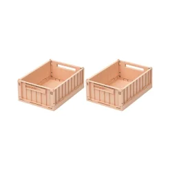 Paniers & Boîtes^Liewood Set De 2 Caisses Weston S - Rose Toscane