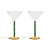 Carafes & Verres^&klevering Set De 2 Coupes Perle