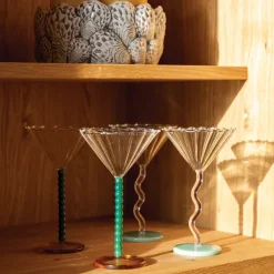 Carafes & Verres^&klevering Set De 2 Coupes Perle