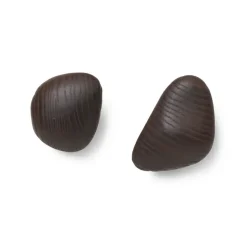 Porte-manteaux & Patères^Ferm Living Set De 2 Crochets Cairn - Marron Fonce