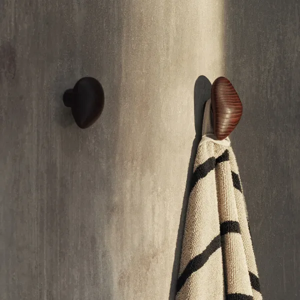Porte-manteaux & Patères^Ferm Living Set De 2 Crochets Cairn - Marron Fonce
