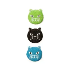 Ustensiles De Cuisine^Sélectionné par Fleux Set De 3 Eponges Grattoirs - Chat