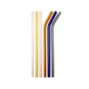 Ustensiles De Cuisine^Sélectionné par Fleux Set De 6 Pailles En Verre Colore + Brosse