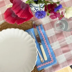 Sets De Table & Dessous De Verre^Sélectionné par Fleux Set De 2 Serviettes Ric-Rac Bleu