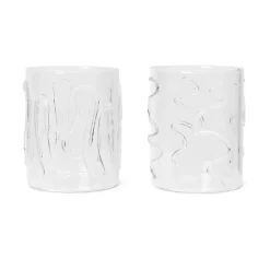 Carafes & Verres^Ferm Living Set De 2 Verres Doodle - Transparent
