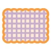 Sets De Table & Dessous De Verre^Fleux Set De Table Biscotti A Carreaux - 38 Cm X 48 Cm -Lilas & Orange