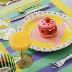 Sets De Table & Dessous De Verre^Pôdevache Set De Table Paloma 2 - Vert / Violet - Edition Limitee Fleux