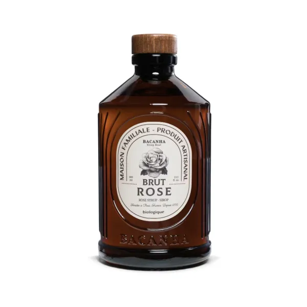 Épicerie^Bacanha Sirop Brut De Rose Bio - 400Ml