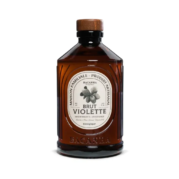 Épicerie^Bacanha Sirop Brut De Violette Bio - 400 Ml