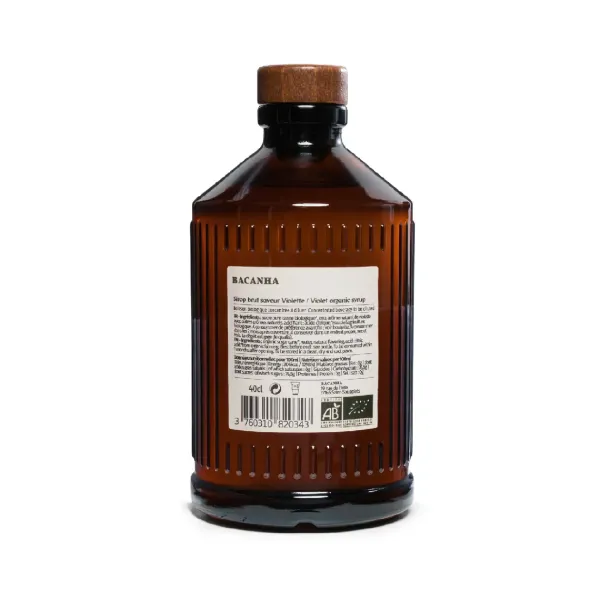 Épicerie^Bacanha Sirop Brut De Violette Bio - 400 Ml