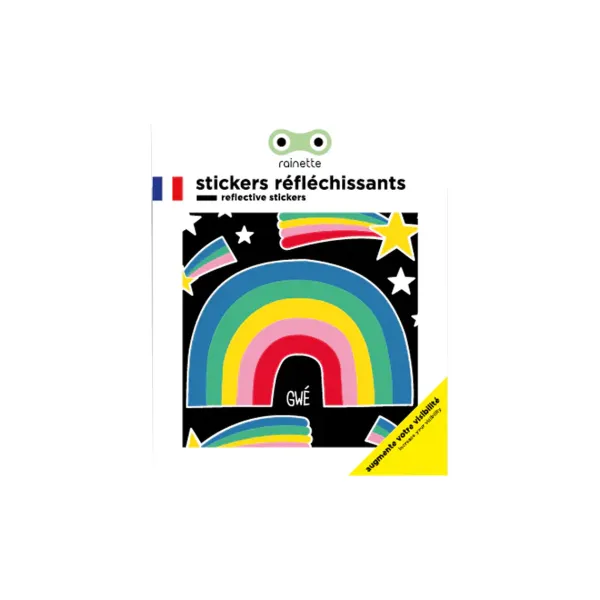 Loisirs D'extérieur^Rainette Stickers Reflechissants - Arc-En-Ciel