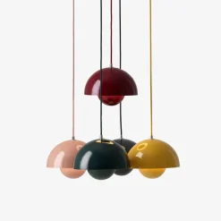 Suspensions^And Tradition Suspension Flowerpot Vp1 By Verner Panton - Jaune