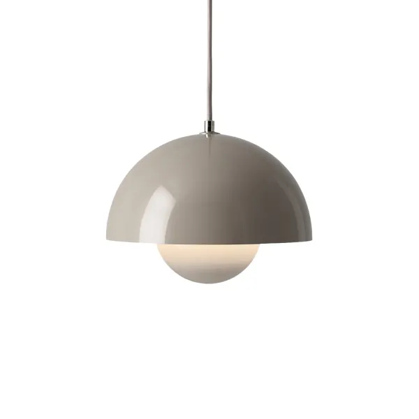 Suspensions^And Tradition Suspension Flowerpot Vp1 By Verner Panton - Gris Beige
