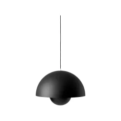Suspensions^And Tradition Suspension Flowerpot Vp2 Noir Mat