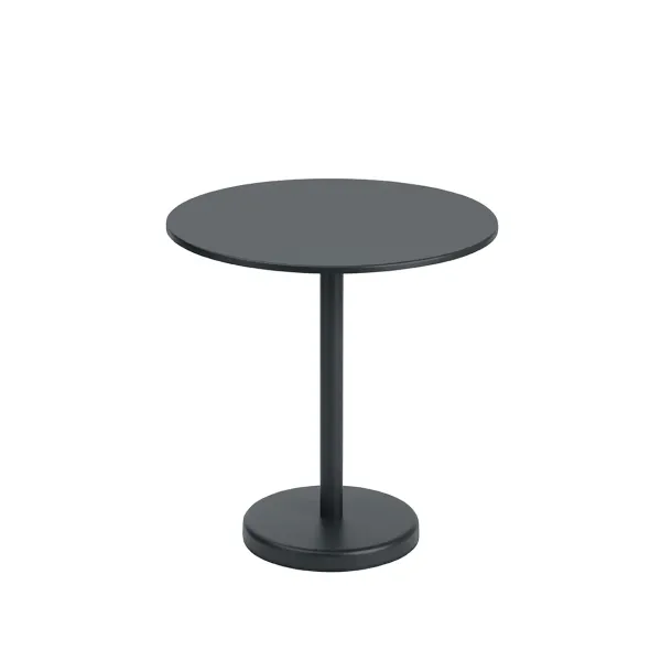 Tables D'extérieur^Muuto Table A Cafe Linear Steel Black - O 70 X H73 Cm