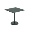 Tables D'extérieur^Muuto Table A Cafe Linear Steel Dark Green - 70 X 70 X H 73 Cm