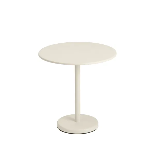 Tables D'extérieur^Muuto Table A Cafe Linear Steel Off-White - O 70 X H73 Cm