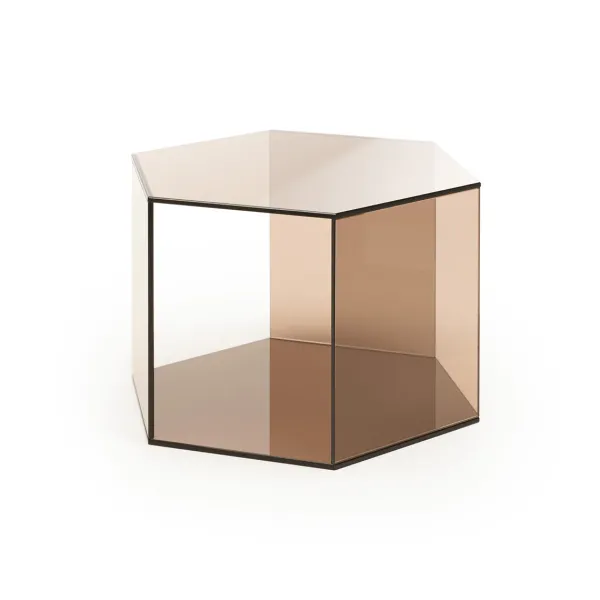 Tables Basses & D'Appoint^FEST Amsterdam Table Basse Hexagon - H 35 X 48 X 55 Cm - Bronze