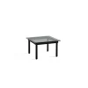 Tables Basses & D'Appoint^Hay Table Basse Kofi Chene Massif Noir & Verre Teinte Gris - L 60 X L 60 X H 36 Cm