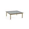 Tables Basses & D'Appoint^Hay Table Basse Kofi Chene Massif & Verre Teinte Gris - L 100 X L 100 X H 36 Cm