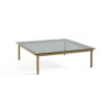 Tables Basses & D'Appoint^Hay Table Basse Kofi Chene Massif & Verre Teinte Gris - L 120 X L 120 X H 36 Cm