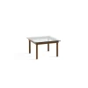Tables Basses & D'Appoint^Hay Table Basse Kofi Noyer Massif & Verre Clair - L 60 X L 60 X H 36 Cm