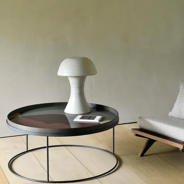 Tables Basses & D'Appoint^Ethnicraft Table Basse Pour Plateau Rond En Metal - O 93 Cm