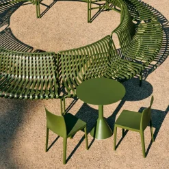 Tables D'extérieur^Hay Table Cone Palissade - O 90 X H 74 Cm - Olive