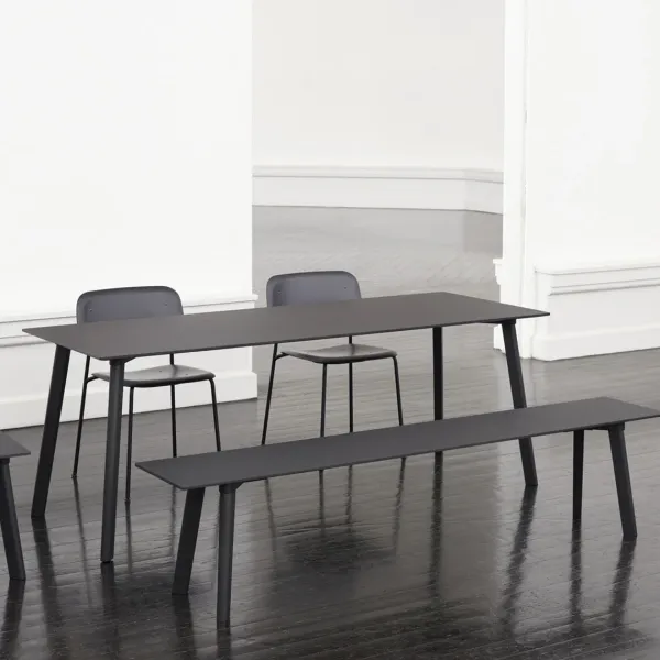 Tables À Manger^Hay Table Cph Deux 210 Noir & Pieds Hetre - Noir