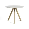 Tables À Manger^Hay Table Cph20 Ronde Chene Clair Huile & Linoleum - Creme