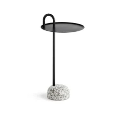 Tables Basses & D'Appoint^Hay Table D'Appoint Bowler En Acier Et Granit - Noir