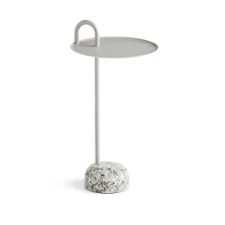 Tables Basses & D'Appoint^Hay Table D'Appoint Bowler En Acier Et Granit - Beige