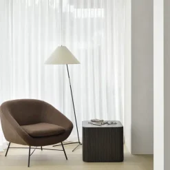 Tables Basses & D'Appoint^Ethnicraft Table D'Appoint Carree Roller Max En Acajou - Marron
