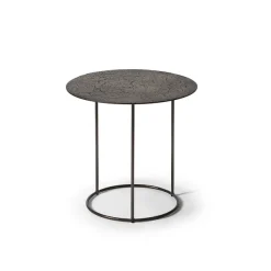 Tables Basses & D'Appoint^Ethnicraft Table D'Appoint Celeste - Lava - Whisky - O 47 Cm
