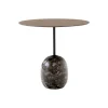 Tables Basses & D'Appoint^And Tradition Table D'Appoint Lato Ln9 Noyer / Marbre Emparador - O 50 Cm
