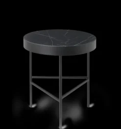 Tables Basses & D'Appoint^Ferm Living Table D'Appoint Marbre M - Noir Marquina