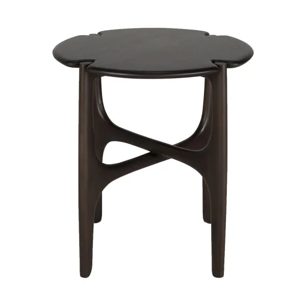 Tables Basses & D'Appoint^Ethnicraft Table D'Appoint Polished Imperfect En Acajou - Marron