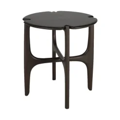 Tables Basses & D'Appoint^Ethnicraft Table D'Appoint Polished Imperfect En Acajou - Marron