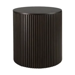 Tables Basses & D'Appoint^Ethnicraft Table D'Appoint Ronde Roller Max En Acajou - Marron
