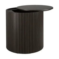 Tables Basses & D'Appoint^Ethnicraft Table D'Appoint Ronde Roller Max En Acajou - Marron