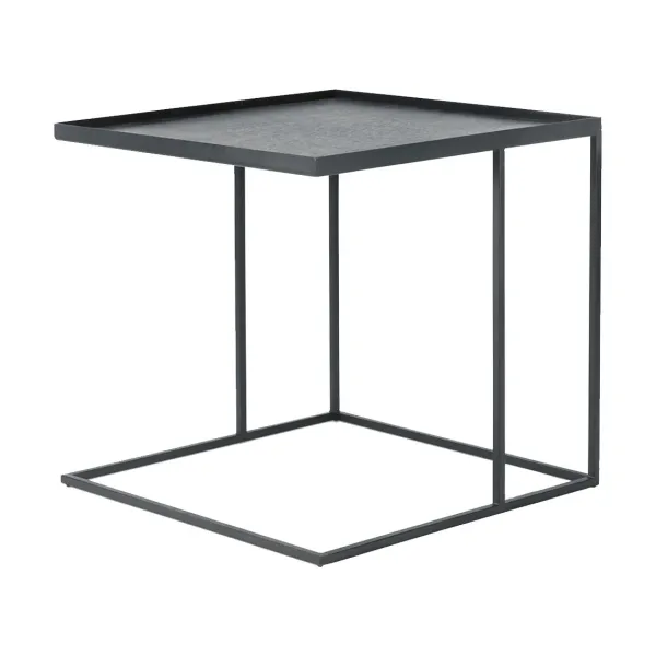 Tables Basses & D'Appoint^Ethnicraft Table D'Appoint Square En Metal - Noir