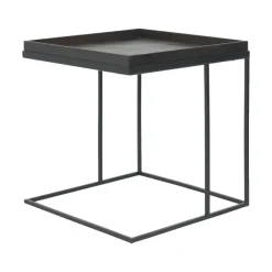 Tables Basses & D'Appoint^Ethnicraft Table D'Appoint Square En Metal - Noir