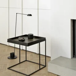 Tables Basses & D'Appoint^Ethnicraft Table D'Appoint Square En Metal - Noir