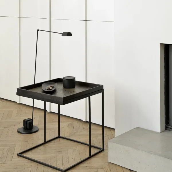 Tables Basses & D'Appoint^Ethnicraft Table D'Appoint Square En Metal - Noir