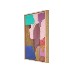 Affiches & Tableaux^HK Living Tableau Abstrait Multicolore - 40 X 50 Cm