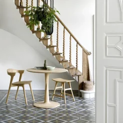 Chaises^Ethnicraft Tabouret Osso En Chene