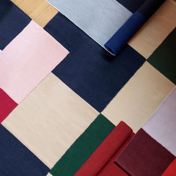 Tapis^Hay Tapis Ethan Cook Flat Works - 170 X 240 Cm - Carreaux Vert Peche