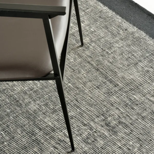 Tapis^Ethnicraft Tapis Kilim 100% Pur Laine - 170 X 240 Cm - Black Dots